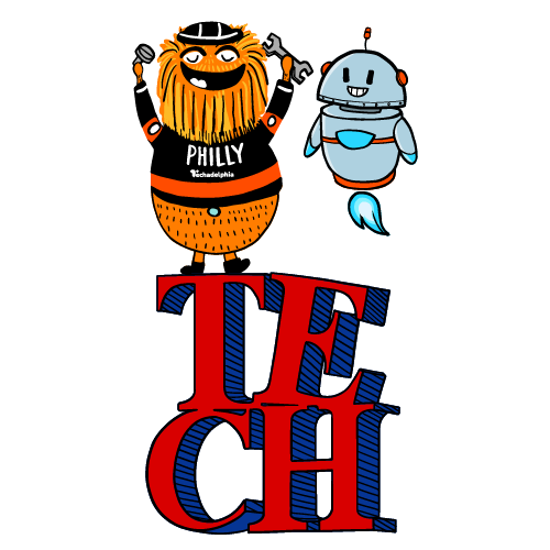 Techadelphia Quantum Mascots Sticker/Magnet